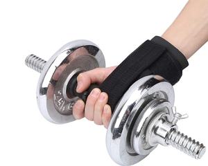 Adjustable Men and Women's Leather and Neoprene <b>Weight</b> Lifting Hooks Pair Heavy Duty Fitness Training Belt - Product Image 5