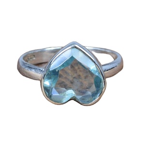 925 Sterling Silver Gold Plated Heart Shape Channel Setting Claw Setting Minimalist Jewelry <b>Ring</b> Children's Wife Gift Party - Product Image 1