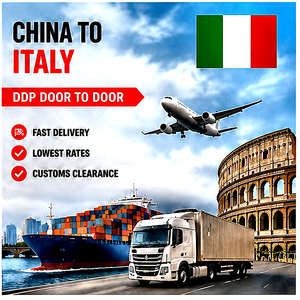 Agente de Envíos de China a Italia |   Transporte Marítimo |   Transporte Aéreo |   Entrega DDP Puerta a Puerta |   Agente de Carga |   Despacho de Aduanas - Product Image 1
