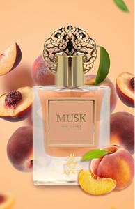 Perfume MUSK PEACH 50ml de Ayat Perfumes Original Dubai, fragancia árabe de larga duración, eau de parfum para hombre y mujer. - Product Image 4