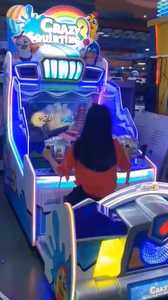 Crazy Squirting Water Shooting Arcade Machine 2 Player Water Jet Gun <b>kids</b> Game for Malls, Gaming Zone - Product Image 4