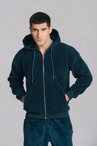 High Quality Vintage Streetwear Custom LOGO Stacked Tracksuit Unisex <b>Lightweight</b> 100% Cotton Breathable Hooded Drawstring <b>Jacket</b> - Product Image 6