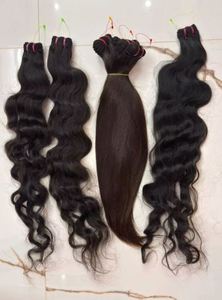 Peluca de Cabello Humano Natural Rizado Largo de la Mejor Calidad, Cabello Indio Virgen, Densidad Natural, Ondulado, Suave y Abundante - Product Image 3