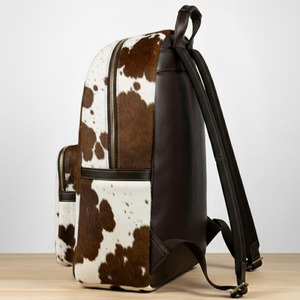 Solid Pattern Low Price Cowhide Leather School Bag In Stock Customize Durable Hot Selling OEM - Product Image 5