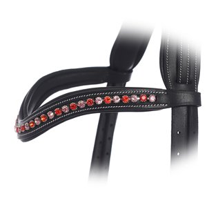 Diadema de Cuero Indio de Primera Calidad Personalizada para Montar a Caballo, Hermoso Diseño, Acolchado Suave, Equipo Deportivo Ecuestre - Product Image 2