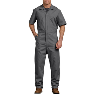 Hi Vis Twill Cotton Work Wear Coverall Suit <b>Men</b> Custom Drill Workwear <b>Overall</b> High Visibility Reflective Stripes Safety Uniform - Product Image 5