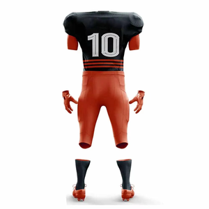 High Performance American Football Uniform Custom Sublimation American Football Uniform Breathable Lightweight Sportswear - Product Image 3