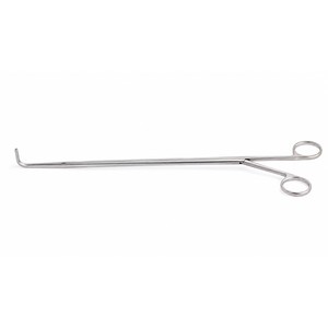 Disector curvo profesional VATS con eje de 7 mm, mordazas dentadas, 33.5 cm de longitud total, 23.3 cm de longitud de trabajo, con mecanismo de trinquete – ZETOMEDPRO - Product Image 4