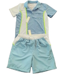 Ensemble de shorts unisexes de haute qualité personnalisables, t-shirt d'été + t-shirt avec logo personnalisé, tailles, style et design confortables, étiquette de qualité. - Product Image 1