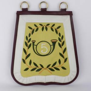 ธงตราสัญลักษณ์พรีเมียมแบบเส้นไหมทอง  ธงปักลายกำมะหยี่สีทองคุณภาพสูง  ธงฐานผ้าไหมประดับด้วยลายเส้นไหมทอง - Product Image 1