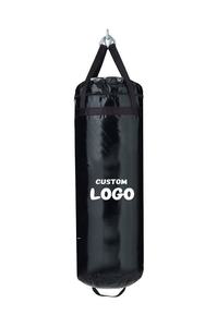 High Quality PU Leather Heavy Duty Durable Boxing Punching Bag with Custom Logo Men's Training Tool Filled with Sands - Product Image 2