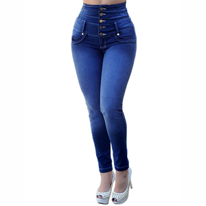 Custom Casual Cargo <b>Women</b> Jeans Pants <b>Loose</b> Fitting Denim <b>Trousers</b> OEM High Waisted Tactical <b>Women</b> Jeans Pants Cargo Denim - Product Image 6