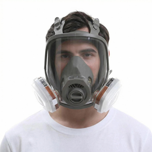 <span class=keywords><strong>Masque</strong></span> respiratoire intégral 6800 avec cartouche filtrante, <span class=keywords><strong>anti</strong></span>-gaz et <span class=keywords><strong>anti</strong></span>-particules, pour la peinture chimique industrielle, vision large, <span class=keywords><strong>anti</strong></span>-buée - Product Image 5