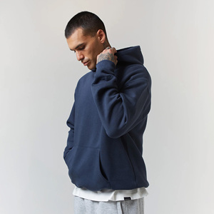 Sudadera con capucha y media cremallera personalizada para hombre, de alta calidad, gruesa, 100% algodón, tipo velour, oversize, tallas grandes, 420 g/m², impresión digital de invierno - Product Image 6