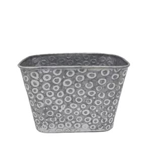 Product Iron <b>Rectangular</b> Planter Galvanised Wash usage for Garden Decorative Flower <b>Pots</b> Bulk Metal <b>Pots</b> & Planters - Product Image 1