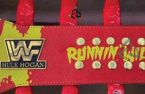 Cinturón de Campeonato de Lucha Libre Personalizado W-W-E H-U-L-K H-O-G-A-N con Alas de Águila, Latón de 4 mm, Talla Adulto - Placas Metálicas Chapadas en Oro - Product Image 5