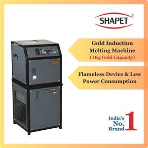 Horno de Inducción Monofásico de 1150°C para Tratamiento Térmico, 1 kg, Gris con Negro - Product Image 5