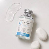 Ampoule faciale K Beauty 60 ml, sérum facial, hydratation intense, effet repulpant, essence pour le visage à l'acide hyaluronique, Essello Real H Ampoule