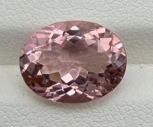 Natural Morganite Gemstone 3.18 cts oval Cut Baby Pink <b>Colour</b> Loose <b>Stone</b> India Genuine Jewelry Making - Product Image 1