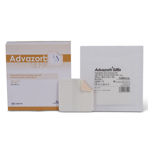 Apósito de Espuma Hidrofílica Advancis UK Advazorb Silfix (Paquete de 5) 10 cm x 10 cm - Product Image 1
