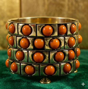 Direct Factory Sale Handmade Designer <b>Copper</b> <b>Bangles</b> Set with Diamond Fashion Jewelry & Accessories - Product Image 1