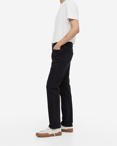 Cotton Straight Stretch Brand <b>Denim</b> Pants Summer <b>Overalls</b> Slim Fit Trousers <b>Men</b> Business Jeans Classic Spring Autumn Male - Product Image 3