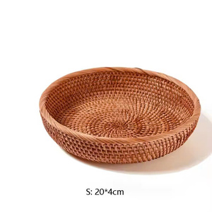 Cesta para servir pan multifunción ecológica de ratán vietnamita hecha a mano, cocina de alta calidad, uso en la sala de estar, Picnic de frutas - Product Image 3