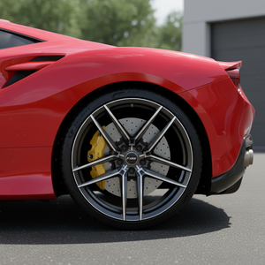 FerrariStyle Flow Forming Car <b>Wheels</b> | 19 20 21 22 23 24 Inch Lightweight Aluminum Rims | Custom Staggered Sport Alloy <b>Wheels</b> - Product Image 4