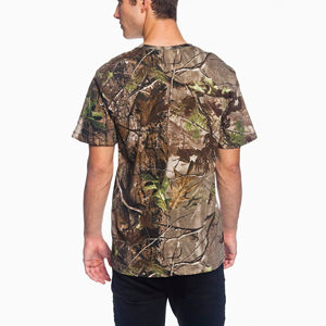 Camisetas con Estampado de Selva Realista para Caza, Camisetas de Algodón de Alta Calidad para Hombre, Camisetas Blancas Extra Grandes y Resistentes - Product Image 3