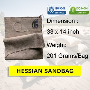 Sacos de arena de yute de hennia ecológicos de 33x14 pulgadas y 201 g, biodegradables, para la industria, venta al por mayor Goodman Global Bangladesh - Product Image 2