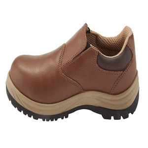 <b>Men's</b> Leather Steel Toe Safety <b>Shoes</b> Waterproof Rubber Outsole EVA Midsole Breathable Mesh Lining <b>Work</b> Boots Factory Use All - Product Image 4