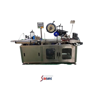 Electric Automatic Labeling Machine for Bottles Jars Containers with High Precision Paper Sticker <b>Label</b> <b>Application</b> Fast Working - Product Image 1
