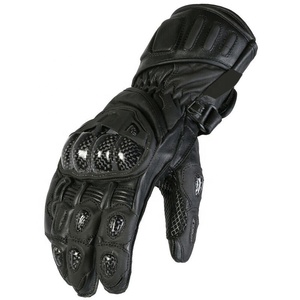 Gants de course en cuir de vachette personnalisables pour hommes Sports de plein air Gants de moto en cuir pour la course - Product Image 1