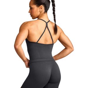 Conjunto Deportivo para Mujer, Top Corto y Leggings de Cintura Alta, Ropa Deportiva para Yoga, Gimnasio, Entrenamiento, Proveedor Mayorista - Product Image 2