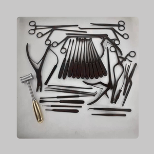 Juego de Laminectomía de Alta Calidad, 35 Piezas, Recubrimiento Negro, Juego de Cirugía Ortopédica, Acero Inoxidable Alemán, Reutilizable, Manual - Product Image 1