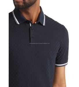 เสื้อยืดกีฬาสำหรับโปโลแขนสั้นลำลองสำหรับเสื้อโปโลเสื้อโปโลคอเสื้อคอตตอน100% ปรับแต่งโลโก้ได้ตามต้องการ - Product Image 4