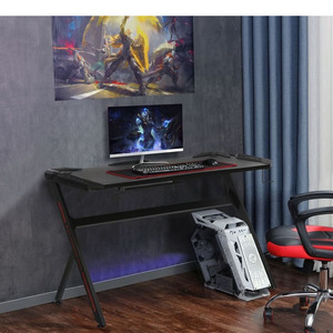 Bureau de jeu à domicile, grand bureau pour ordinateur <span class=keywords><strong>gamer</strong></span>, table d'e-sport, tapis de souris gratuit, chambre de jeu - Product Image 2
