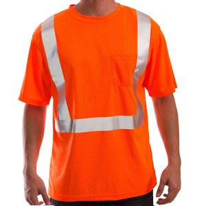 Perfectionists Hi <b>Vis</b> Polyester Anti-Wrinkle CE Certified <b>T</b>-<b>shirt</b> Custom Design Reflective Safety Needle Detection Construction - Product Image 4