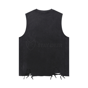 เสื้อกล้ามกีฬาแห้งเร็วสำหรับผู้ชาย เสื้อกล้ามวิ่งออกกำลังกายแบบไม่มีแขน ซับเหงื่อ ระบายอากาศได้ดี เหมาะสำหรับชุดออกกำลังกายฤดูร้อน - Product Image 2