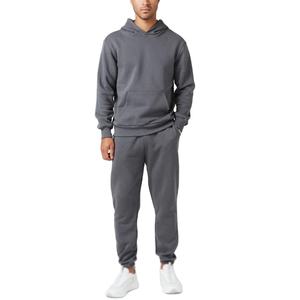 Venta al por mayor de los hombres a prueba de viento gimnasio diario sudor trajes Jogging Running deportes conjuntos Casual chándal sudaderas con capucha impresas - Product Image 1