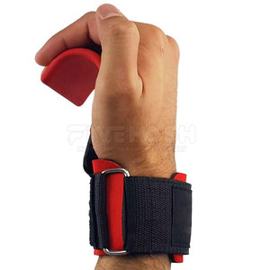Crochets de musculation professionnels robustes avec sangles pour la musculation, le fitness et la gym - Product Image 2