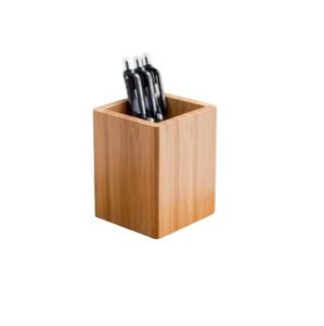 Caja de Madera para Bolígrafos Hecha a Mano 100%, Organizador de Escritorio para Oficina, Hogar, Escuela, Suministros de Oficina, Soporte de Madera - Product Image 1