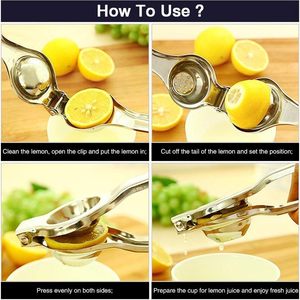 Wholesale Manufacturer SKI Brand Fruit Juicer Hand Press Premium Lemon Citrus Juicer Stainless Steel Lemon Lime <b>Squeezer</b> Made - Product Image 5