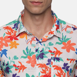 Camisas de Playa para Hombre, Duraderas, de Secado Rápido, Ecológicas, Informales, Hechas de Algodón, Transpirables, Tropicales, para Vacaciones de Verano - Product Image 6