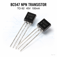 Transistor de remplacement BC547 de haute qualité, triode basse puissance en ligne, transistor BC547B TRANS NPN 45V 0.1A BC547 C547b