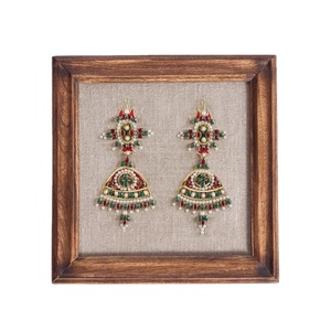 งานศิลปะเครื่องประดับ งานปักลาย ต่างหูประดับลูกปัดหลากหลายแบบ สำหรับผู้หญิง เหมาะสำหรับงานเทศกาลและงานปาร์ตี้ ราคาดีที่สุด ต่างหูลูกปัด - Product Image 1