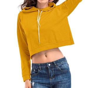 Sudaderas con capucha de felpa para mujer, 70% algodón, 30% poliéster, con impresión de logotipo personalizado, ecológicas, tejidas. - Product Image 5