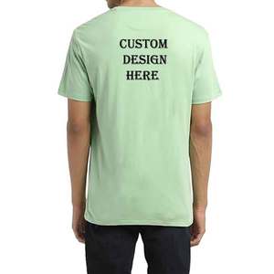 Camiseta Personalizada para Hombre, Verde Menta, de Algodón Grueso, con Estampado Digital, Corte Holgado - Product Image 4
