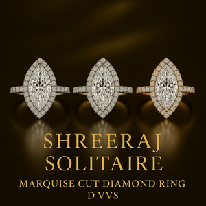 Original Marquise Moissanite Bague de fiançailles 14K Gold Bar Setting Wedding Party Bijoux en argent sterling 925 - Product Image 2