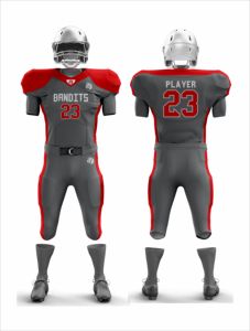 Breathable 100% Polyester Mesh American Football UniformHeat Transfer Print Short Adults Custom Name Number Logo Wholesale - Product Image 6